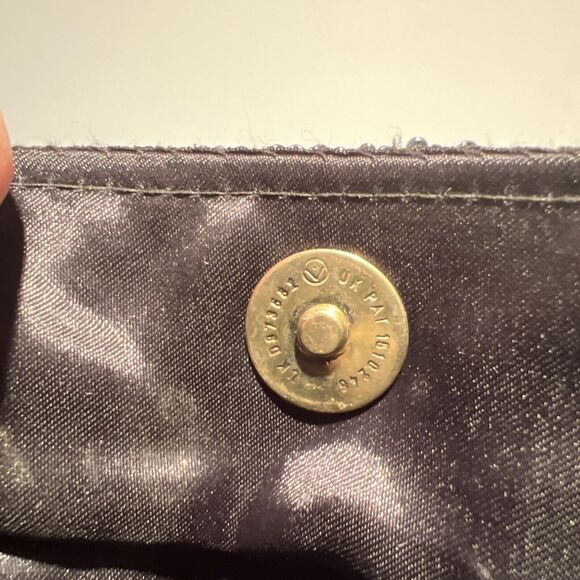 Vintage Art Deco Black Beaded Evening Bag Retroglam Purse UK PAT 1510246 Fancy - Picture 7 of 16